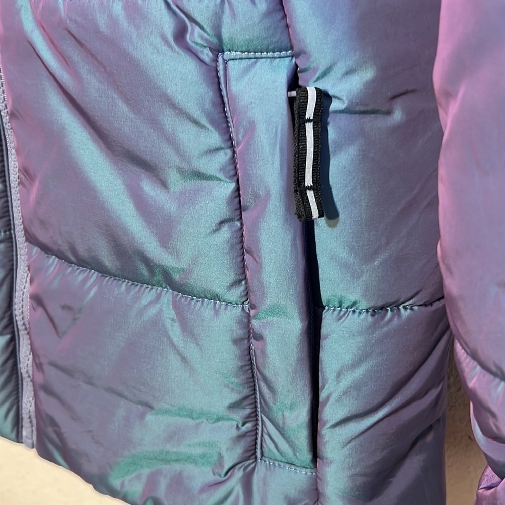 All In Motion Girls Purple Metallic Winter Snow Jacket Size XL 14/16 - Picture 7 of 16